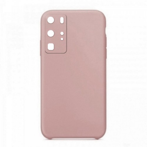 Θήκη OEM Silicone Back Cover με Προστασία Κάμερας για Huawei P40 Pro (Dusty Pink) 