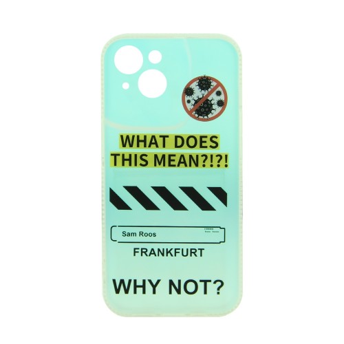 Θήκη What Does This Mean Back Cover με Προστασία Κάμερας για iPhone 14 (Design)
