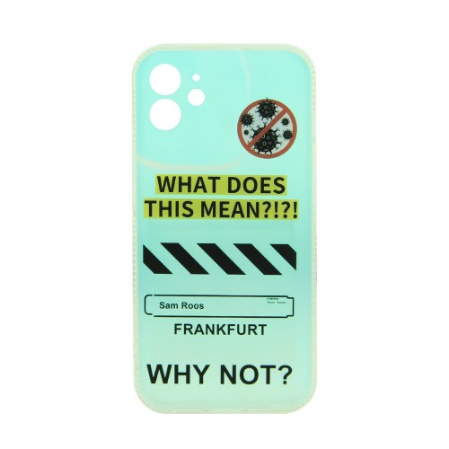 Θήκη What Does This Mean Back Cover με Προστασία Κάμερας για iPhone 11 (Design)