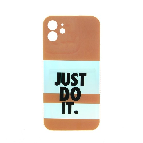 Θήκη Just Do It Back Cover με Προστασία Κάμερας για iPhone 11 (Design)