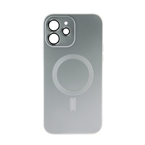ήκη Magnetic Matt Back Cover με Προστασία Κάμερας για iPhone 11 (Silver) 