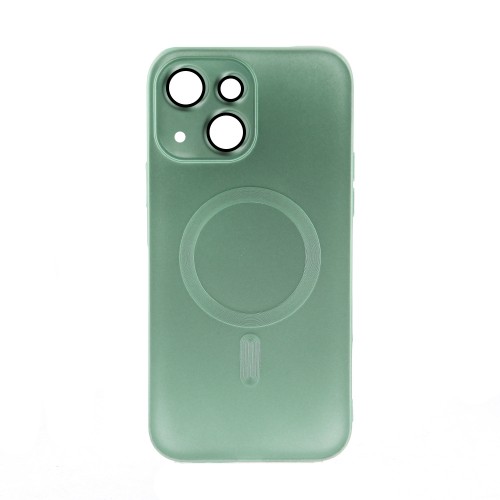 Θήκη Magnetic Matt Back Cover με Προστασία Κάμερας για iPhone 14 (Light Blue)