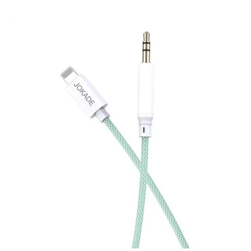  Καλώδιο Κορδόνι Jokade JA104 Jack 3.5mm σε Lightning 1m  (Πράσινο)