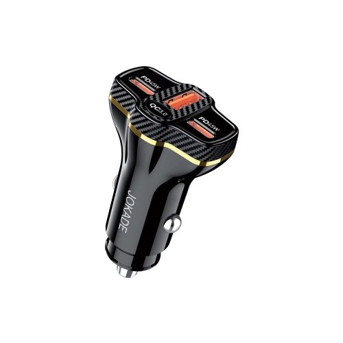  Φορτιστής Αυτοκινήτου Jokade JH049 1x USB-A & 2x USB-C 108W (Μαύρο) (ph07_Phone_Charger)