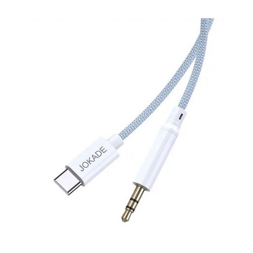  Καλώδιο Κορδόνι Jokade JA103 Jack 3.5mm σε Type C 1m  (Γαλάζιο)