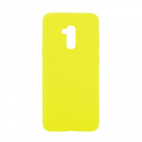 Θήκη MyMobi Σιλικόνης Mat Back Cover για Samsung Galaxy S21 (Κίτρινο)