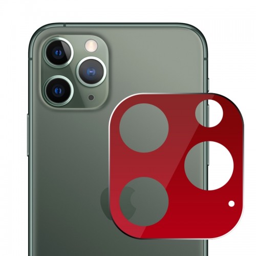 Προστατευτικό Μεταλλικό Κάλυμμα Κάμερας για iPhone 11 (Κόκκινο)