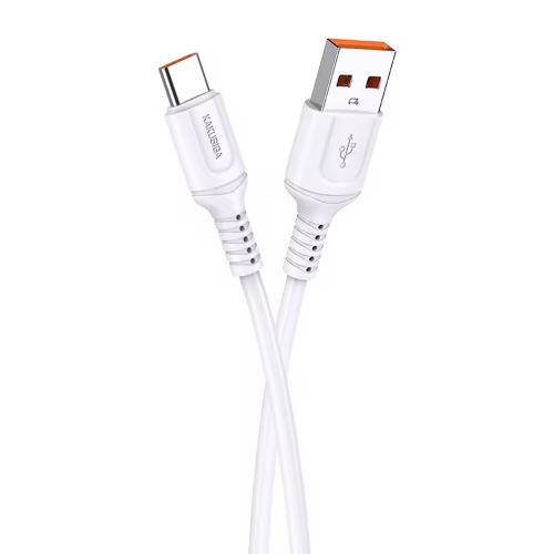 Καλώδιο Kakusiga KSC-805 USB to Type-C 3A 1m (Άσπρο)