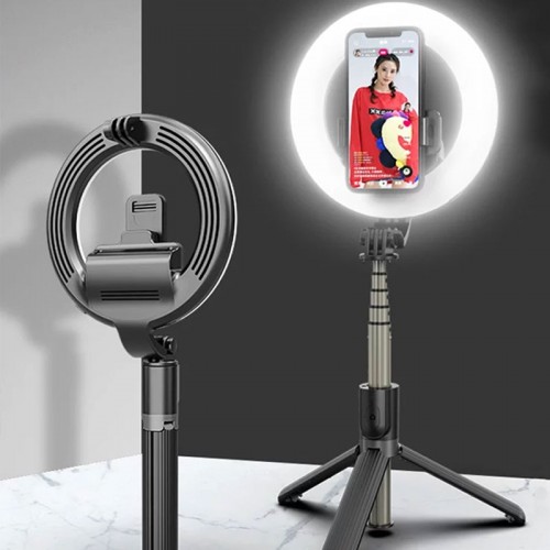 Led Ring Light L07 13cm 5'' και Τρίποδο (Μαύρο)