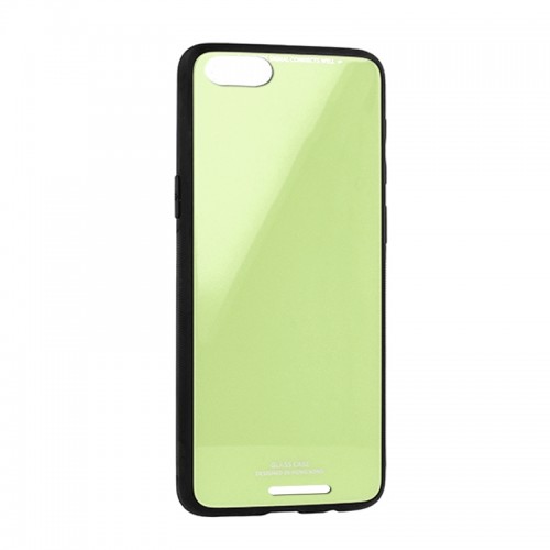 Θήκη MyMobi Glass Case Back Cover για Xiaomi Redmi 6A (Λαχανί)