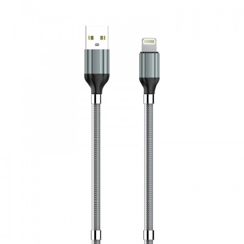 Καλώδιο LDNIO LS491 Magnetic Absorption USB to Lightning 1m (Γκρι)
