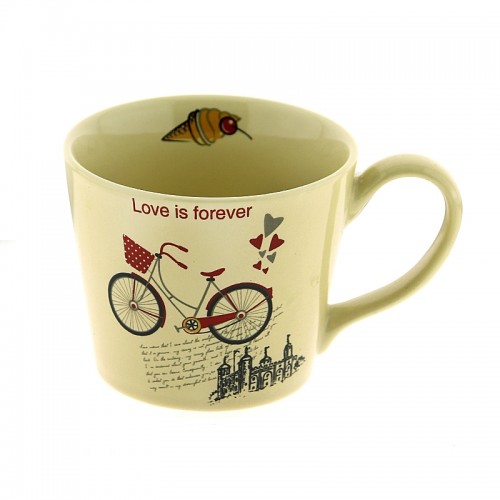 Κούπα Love Is Forever Bicycle 300ml (Design)