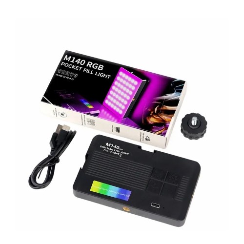 Pocket Fill Light M140 RGB 2700-6500K 2000mAh (Μαύρο) (ph23_Gadgets)