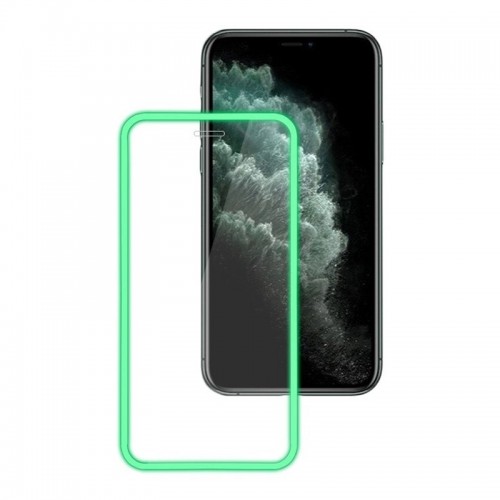 Tempered Glass Luminor 9D Glow n' Dark για iPhone 11 Pro/X/XS (Μαύρο) 