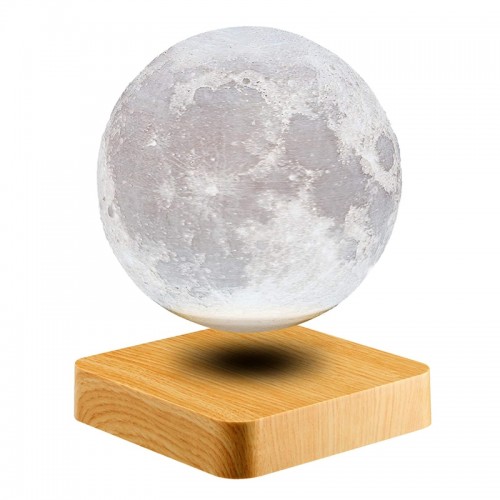 Μαγνητικό Αιωρούμενο Φεγγάρι 15cm (Άσπρο)