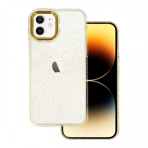 Θήκη Tel Protect Gold Glitter για iPhone 14 (Χρυσό)