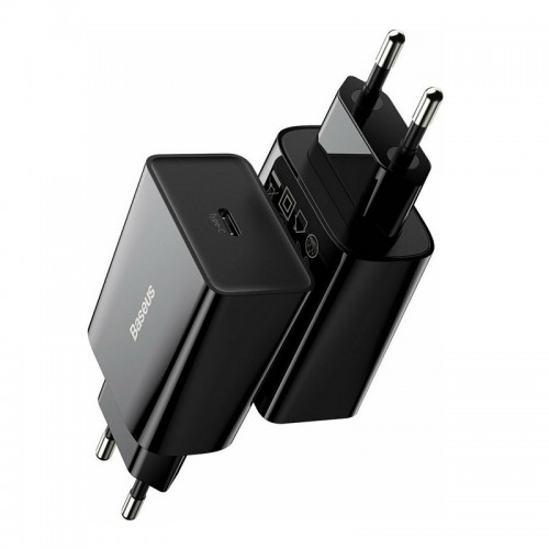 Φορτιστής Baseus Speed Mini CCFS-SN01 με Θύρα USB-C 20W (Μαύρο) 