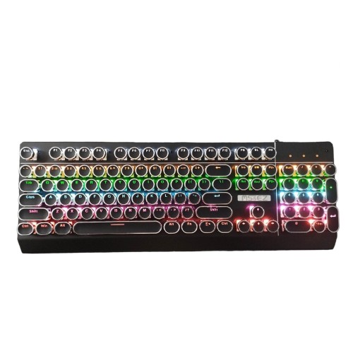 Ενσύρματο Gaming Μηχανικό Πληκτρολόγιο HJK940 με LED Φωτισμό (Μαύρ