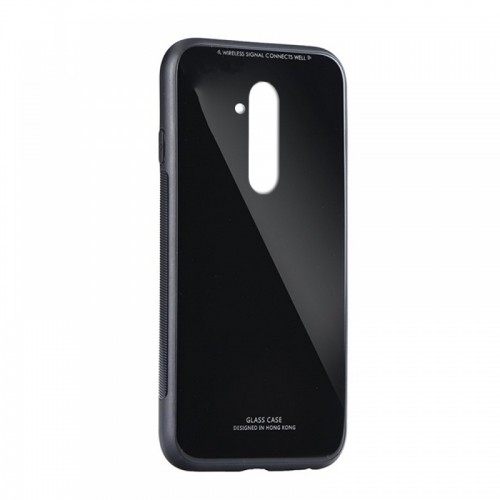 Θήκη MyMobi Glass Case Back Cover για Huawei Mate 20 Lite (Μαύρο)