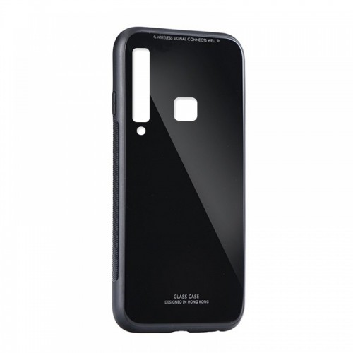 Θήκη Forcell Glass Case Back Cover για Samsung Galaxy A9 2018  (Μαύρο)