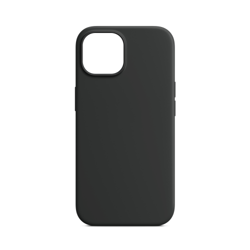 Θήκη MyMobi Silicone Case Back Cover για iPhone 15 Pro Max (Black)