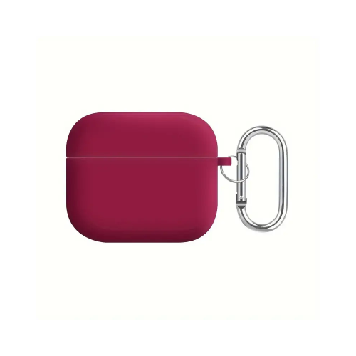 Θήκη Protection Σιλικόνης για Apple Airpods 3 (Merlot Red)