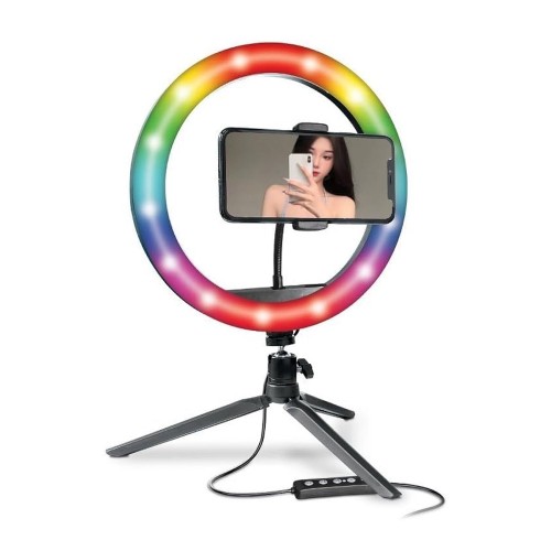  Led Ring Light MJ30 26cm 10'' με Εναλλαγή Χρωμάτων και Τρίποδο