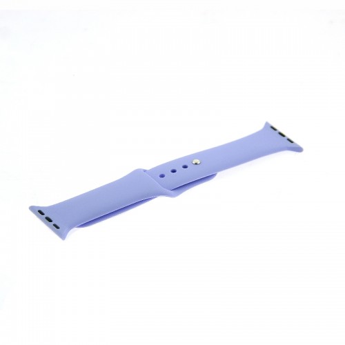 Ανταλλακτικό Λουράκι Σιλικόνης με Techonto Strap για Apple Watch 38/40/41mm (Μωβ)