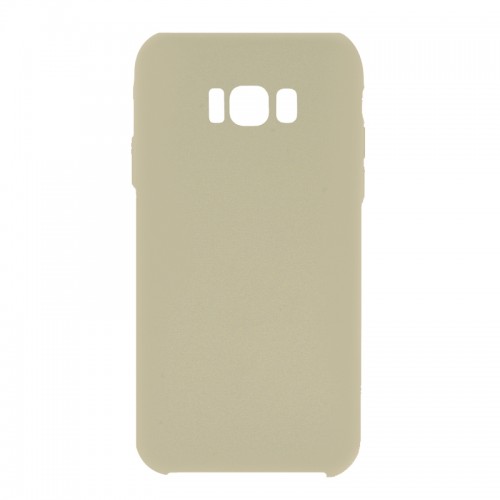 Θήκη Silky Silicone Back Cover για Samsung Galaxy S8 (Μπεζ)