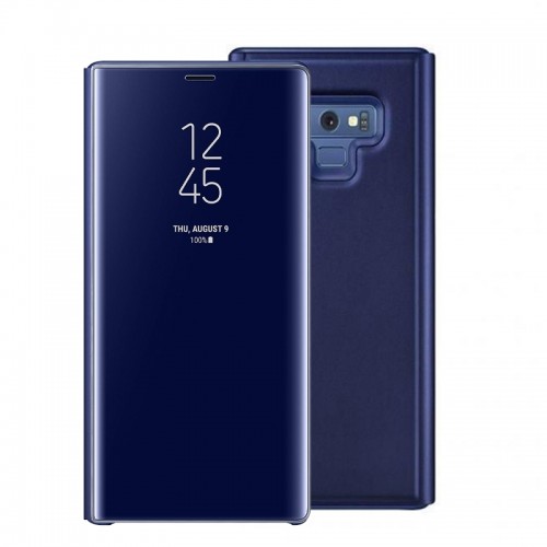 Θήκη MyMobi Clear View Flip Cover για Samsung Galaxy A7 2018 (Μπλε) 