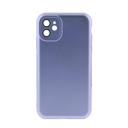 Θήκη Metallic Back Cover με Προστασία Κάμερας για iPhone 11 (Μωβ) 