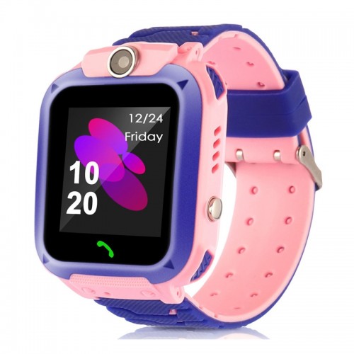 Waterproof Smartwatch for Kids Q12 (Μωβ-Ροζ)