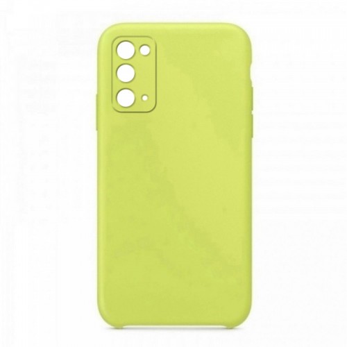 Θήκη OEM Silicone Back Cover με Προστασία Κάμερας για Samsung Galaxy Note 20 (Lemon Yellow)