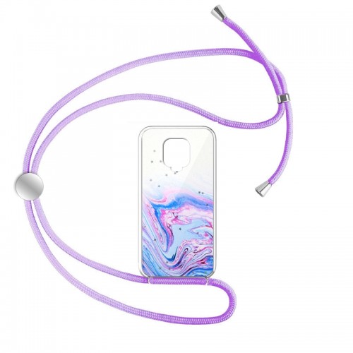 ήκη Star Purple Cord Design 1 Back Cover για Xiaomi Redmi Note 9s (Design)