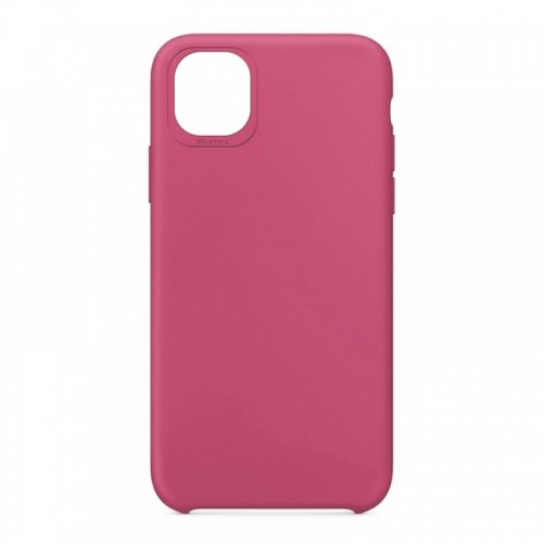 Θήκη OEM Silicone Back Cover για iPhone 12 Pro Max (Dark Pink) 