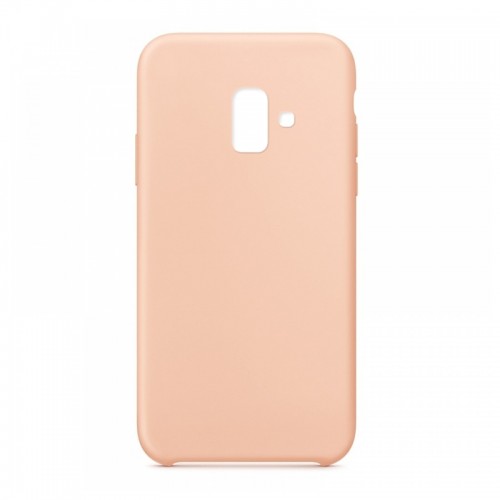 Θήκη OEM Silicone Back Cover για Samsung Galaxy J6 Plus (Pink) 