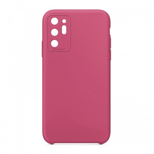 Θήκη OEM Silicone Back Cover για Samsung Galaxy Note 20 Ultra (Dark Pink)