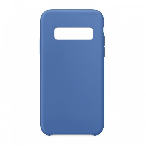 Θήκη OEM Silicone Back Cover για Samsung Galaxy S10 (Blue)