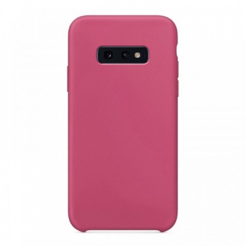 Θήκη OEM Silicone Back Cover για Huawei Y5 2019 (Dark Pink)