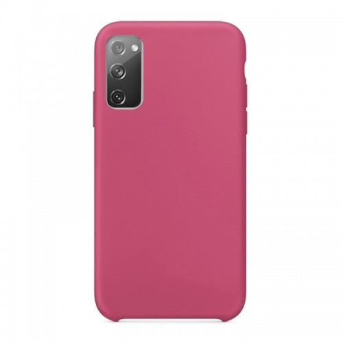 Θήκη OEM Silicone Back Cover για Samsung Galaxy S20 FE (Dark Pink)