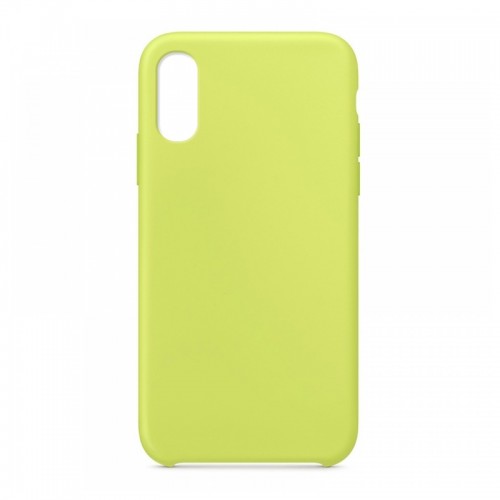 Θήκη OEM Silicone Back Cover για iPhone XS Max (Lemon Yellow)