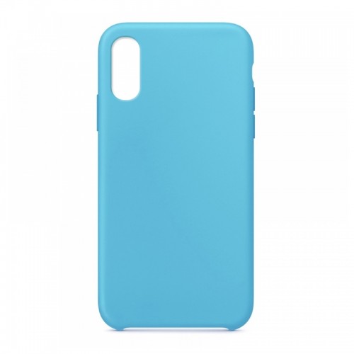 Θήκη OEM Silicone Back Cover για iPhone XS Max (Sky Blue)