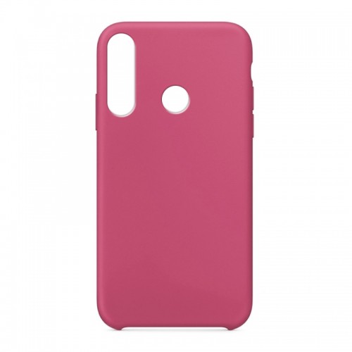 Θήκη OEM Silicone Back Cover για Huawei Y6P  (Dark Pink)