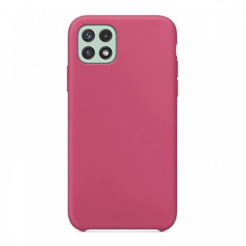 Θήκη OEM Silicone Back Cover για iPhone 13 Pro Max (Dark Pink)