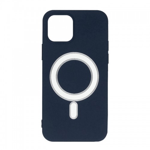 Θήκη OEM Silicone Magnetic Back Cover για iPhone 12/12 Pro (Ocean Blue)