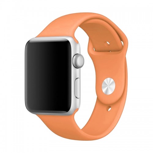 Ανταλλακτικό Λουράκι OEM Smoothband για Apple Watch 38/40mm (Clementine)