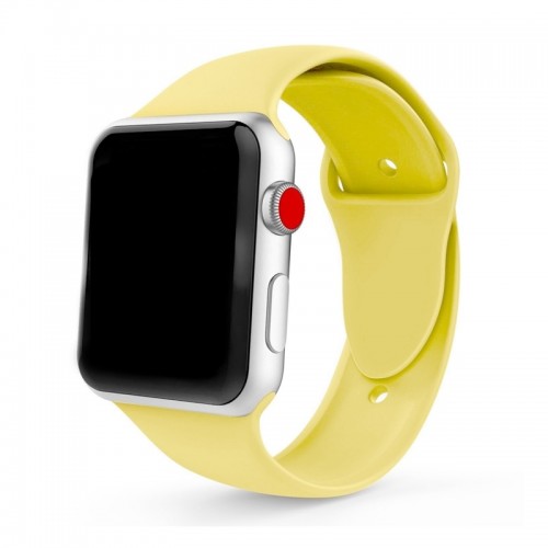 Ανταλλακτικό Λουράκι OEM Smoothband για Apple Watch 38/40mm (Κίτρινο