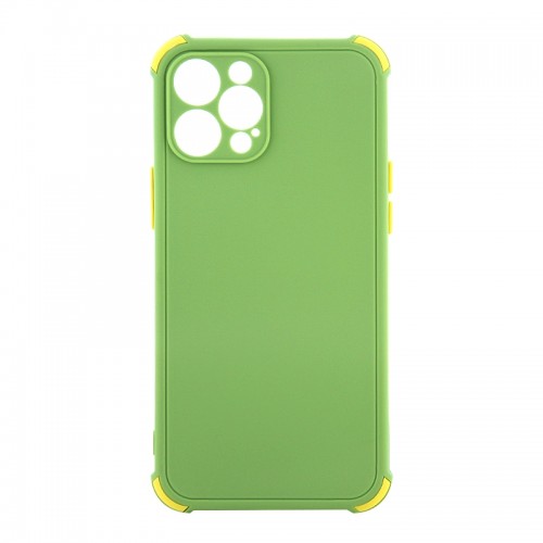Θήκη Protective Silicone BiColor Back Cover για iPhone 12 Pro Max (Pale Green)