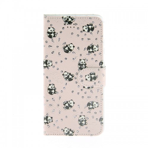 Θήκη Strass Panda Flip Cover για Samsung Galaxy S20 FE (Design)