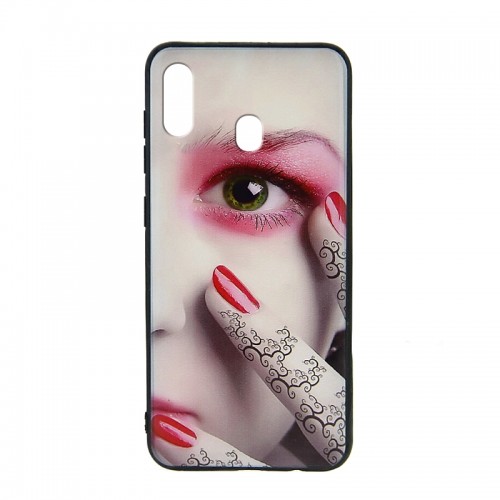 Θήκη Pink Eyeshadow Back Cover για Samsung Galaxy A20e (Design)